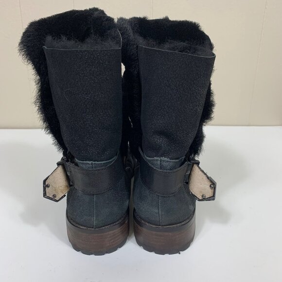 Matt Bernson Women's Tundra Element Faux Fur Lined Boots Black Size 9.5 Rocker - Picture 4 of 10